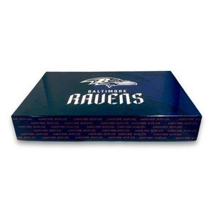 Raven's Footbal Box/case Logo. Velcro Seal!